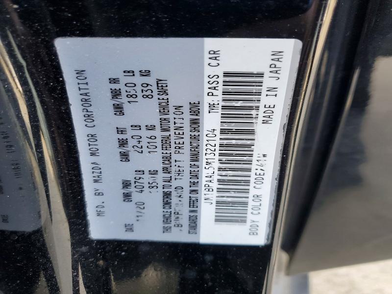 Продаж на аукціоні авто 2021 Mazda 3, vin: JM1BPAAL5M1322104, номер лоту: 52714036
