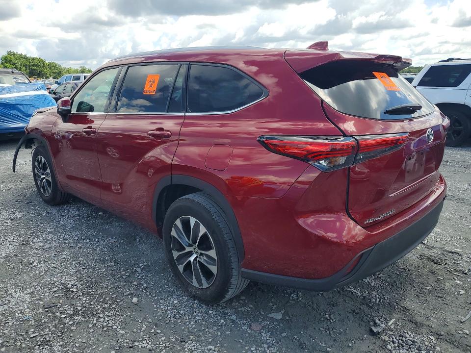 Aukcja sprzedaży 2022 Toyota Highlander, vin: 5TDGZRAHXNS136170, numer aukcji: 54547656