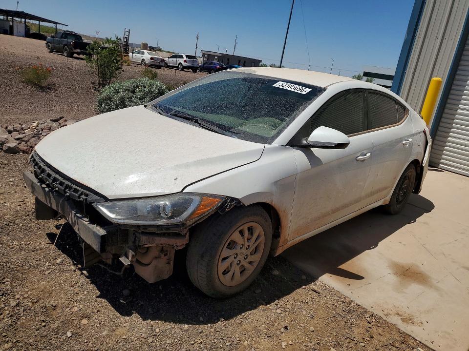 2017 Hyundai Elantra მანქანა იყიდება აუქციონზე, vin: 5NPD74LF0HH143260, აუქციონის ნომერი: 53105696