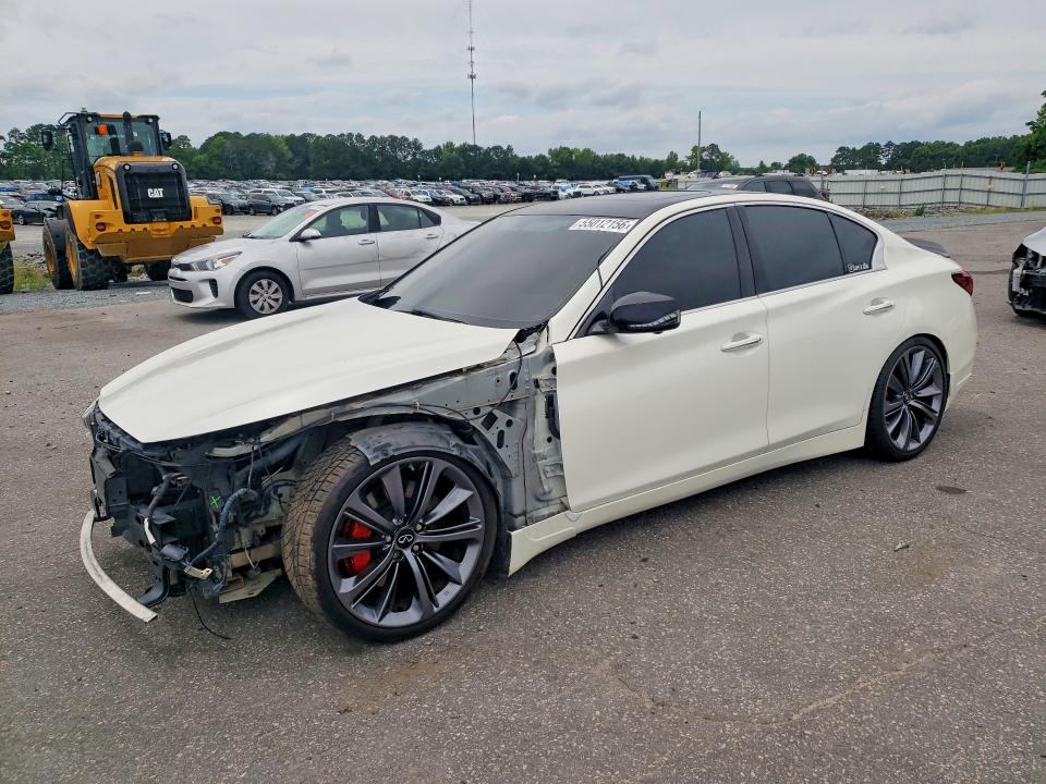 55012156 :رقم المزاد ، JN1FV7APXJM460277 vin ، 2018 Infiniti Q50 مزاد بيع