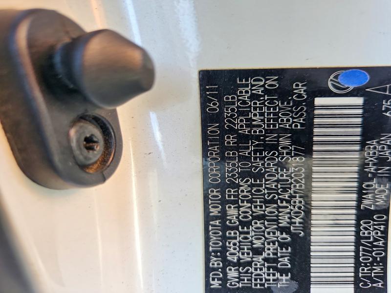 Продажа на аукционе авто 2011 Lexus Ct, vin: JTHKD5BH7B2031877, номер лота: 53575416