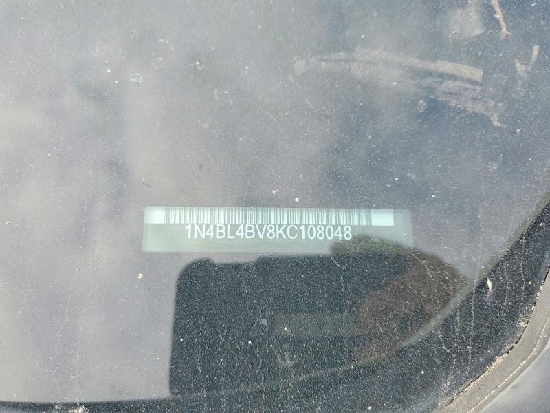 Продаж на аукціоні авто 2019 Nissan Altima, vin: 1N4BL4BV8KC108048, номер лоту: 53123996