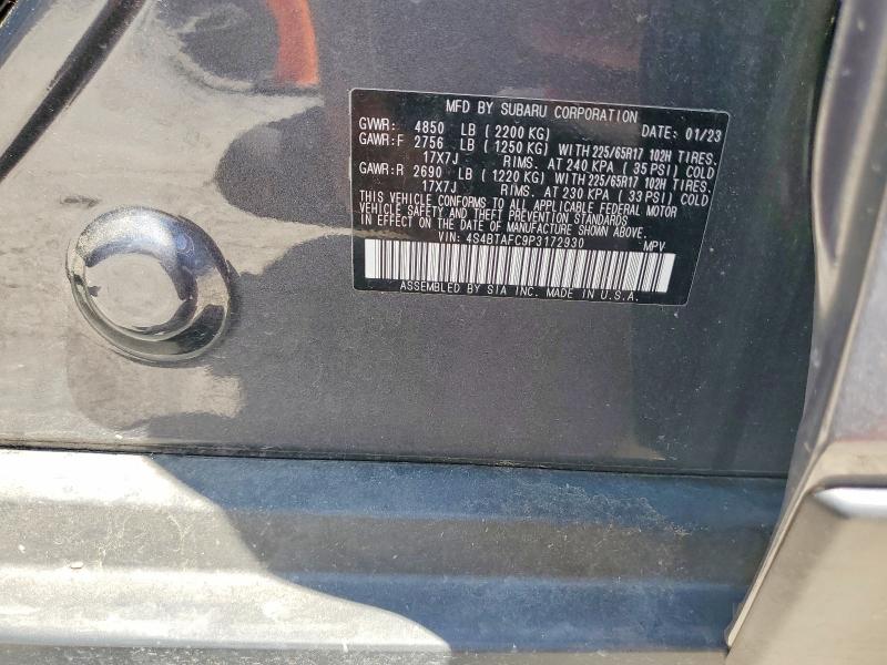 Aukcja sprzedaży 2023 Subaru Outback, vin: 4S4BTAFC9P3172930, numer aukcji: 54144196