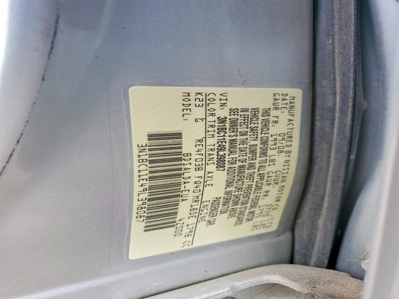 54474246 :رقم المزاد ، 3N1BC11E49L398087 vin ، 2009 Nissan Versa مزاد بيع