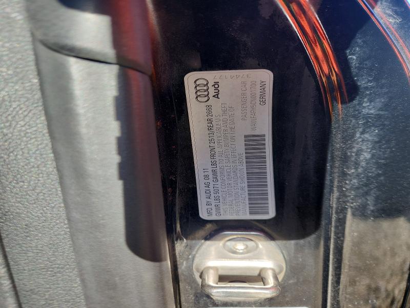 53166146 :رقم المزاد ، WAULFAFH5CN001700 vin ، 2012 Audi A5 مزاد بيع