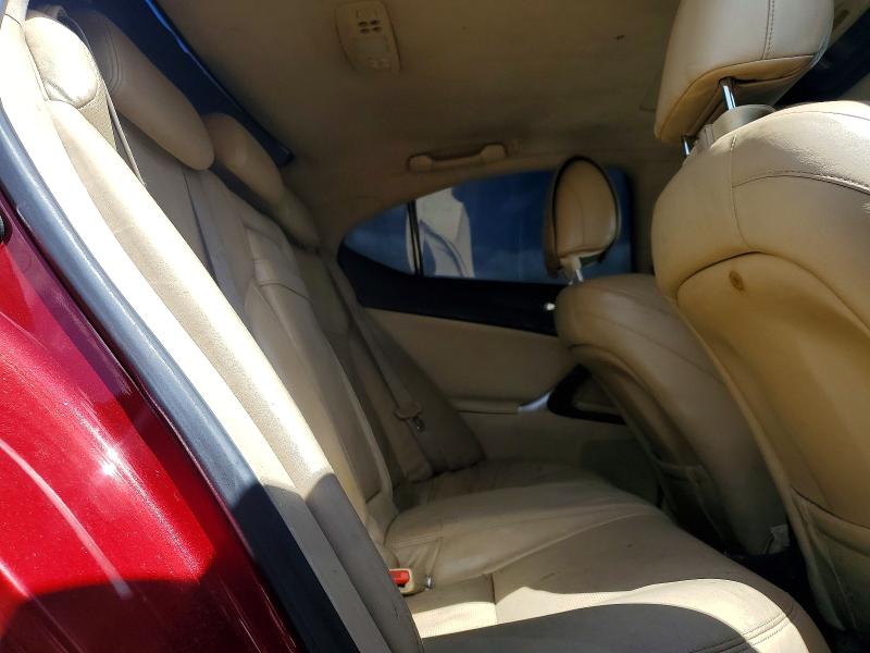 Продаж на аукціоні авто 2008 Lexus Is, vin: JTHBK262682071676, номер лоту: 54890406