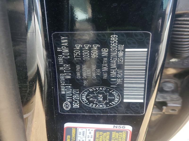 Aukcja sprzedaży 2022 Hyundai Elantra, vin: KMHLM4AG1NU306589, numer aukcji: 55006146