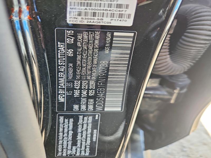 Продажа на аукционе авто 2015 Mercedes-benz Cla, vin: WDDSJ4EB1FN190738, номер лота: 52565256