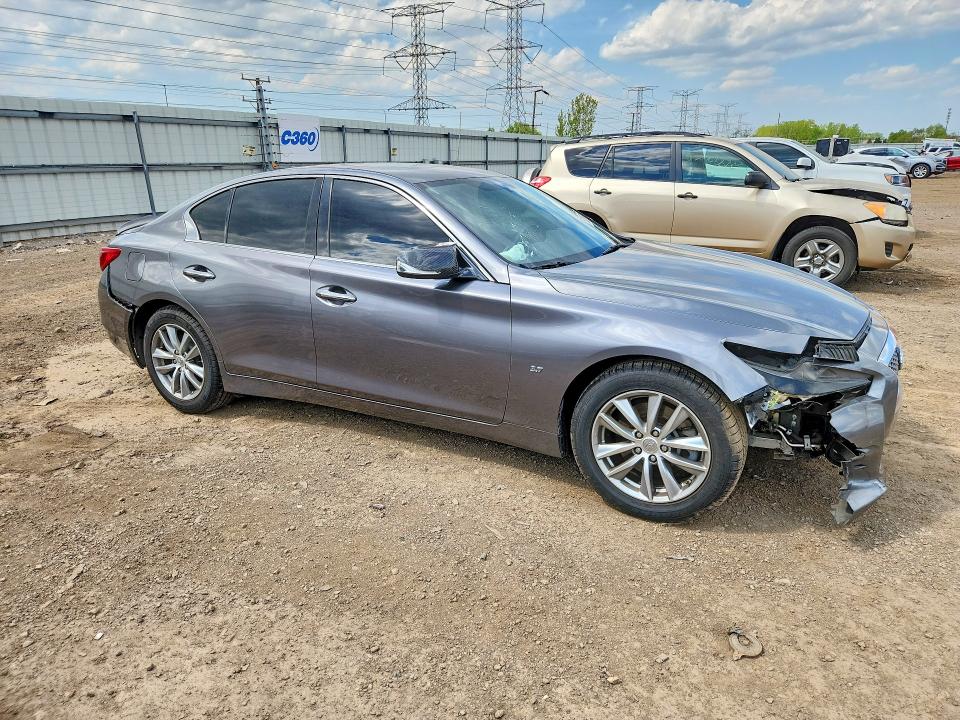 52864576 :رقم المزاد ، JN1BV7AR9FM396594 vin ، 2015 Infiniti Q50 مزاد بيع