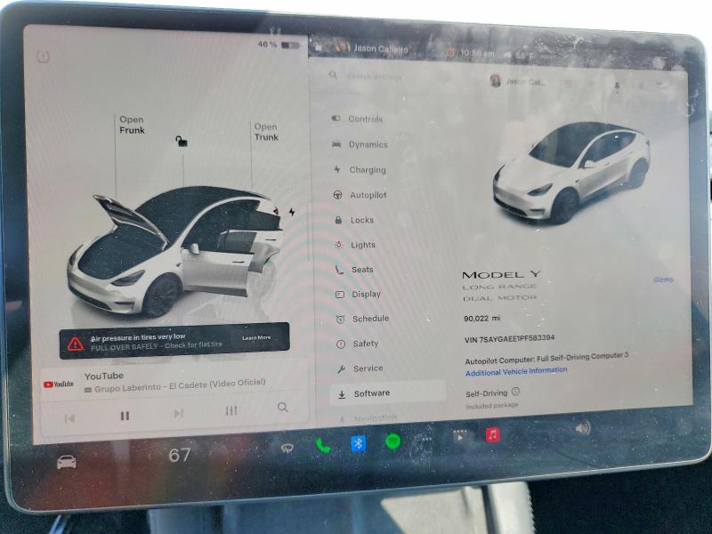 Aukcja sprzedaży 2023 Tesla Model Y, vin: 7SAYGAEE1PF583394, numer aukcji: 51328886