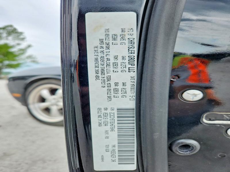 Продаж на аукціоні авто 2013 Dodge Challenger, vin: 2C3CDYBT8DH676046, номер лоту: 54816406