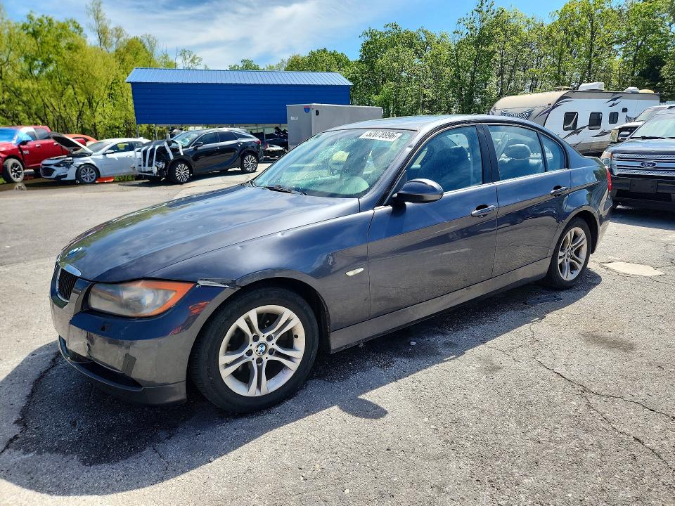 52078996 :رقم المزاد ، WBAVC93518K038987 vin ، 2008 Bmw 328 مزاد بيع