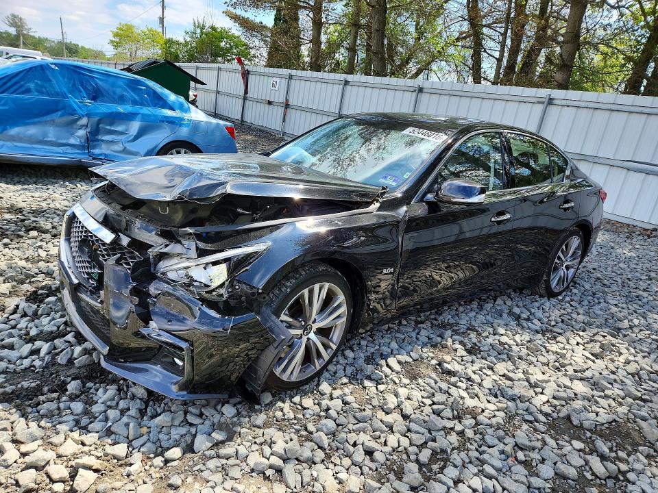52446016 :رقم المزاد ، JN1EV7AR1KM591760 vin ، 2019 Infiniti Q50 مزاد بيع