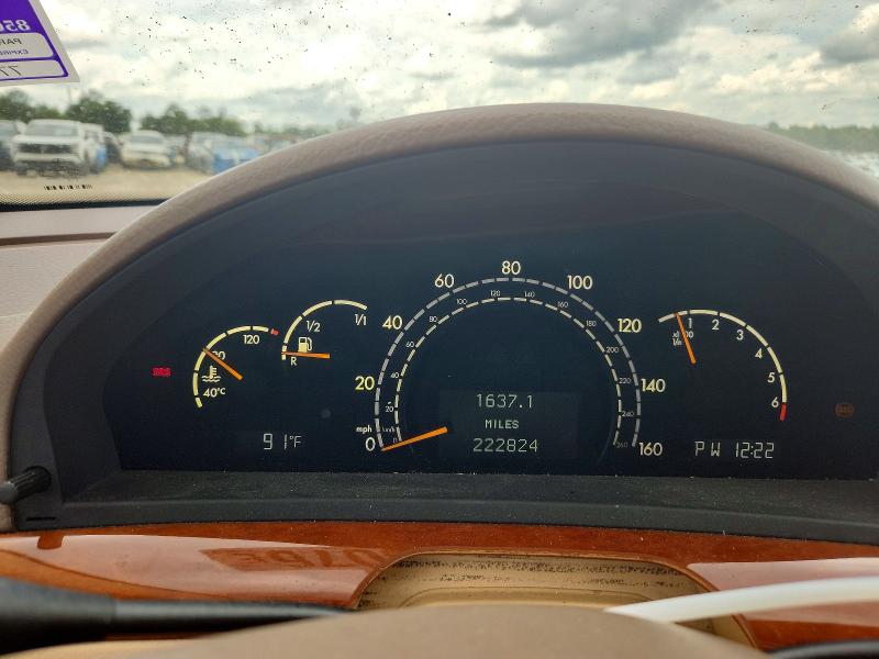 Aukcja sprzedaży 2001 Mercedes-benz S, vin: WDBNG70J51A214382, numer aukcji: 54488076