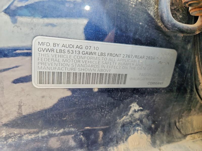 53627086 :رقم المزاد ، WAUFGAFB4BN010425 vin ، 2011 Audi A6 مزاد بيع