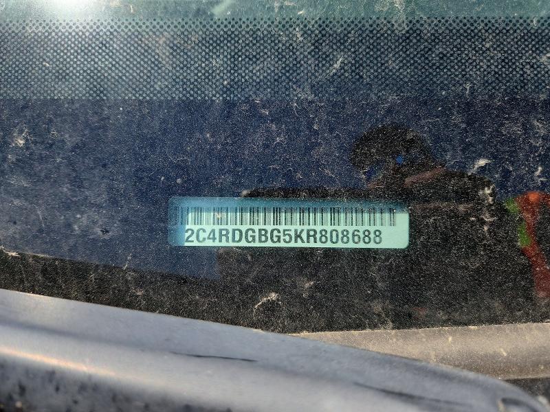 Aukcja sprzedaży 2019 Dodge Grand Caravan, vin: 2C4RDGBG5KR808688, numer aukcji: 53989856