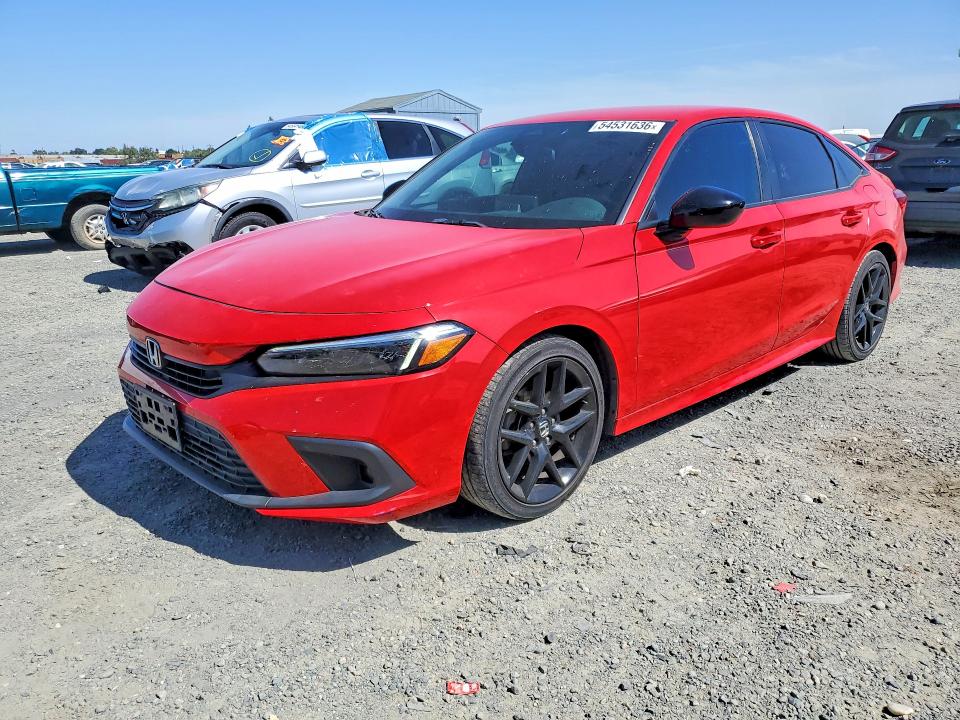54531636 :رقم المزاد ، 2HGFE2F5XNH592652 vin ، 2022 Honda Civic مزاد بيع