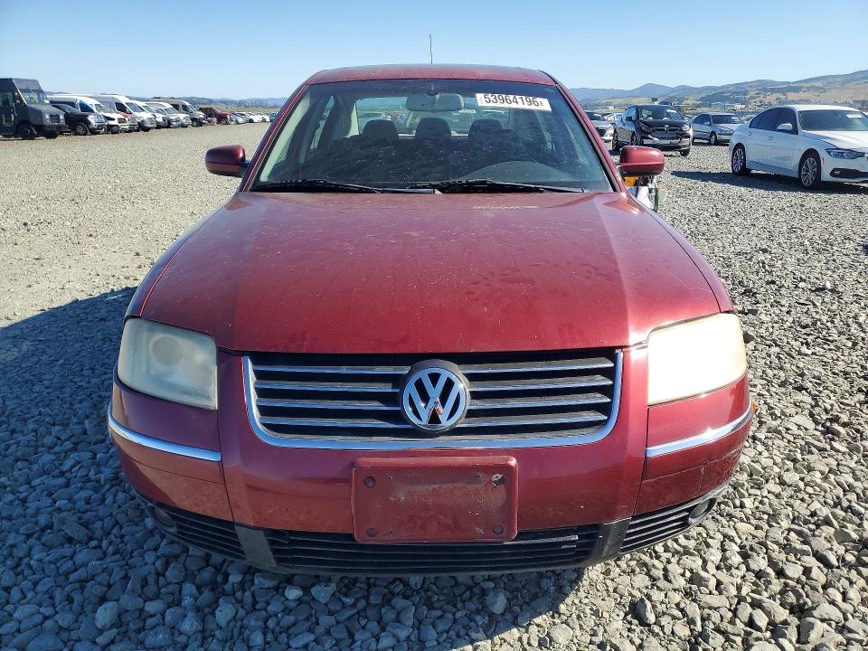 53964196 :رقم المزاد ، WVWTH63B71P269417 vin ، 2001 Volkswagen Passat مزاد بيع