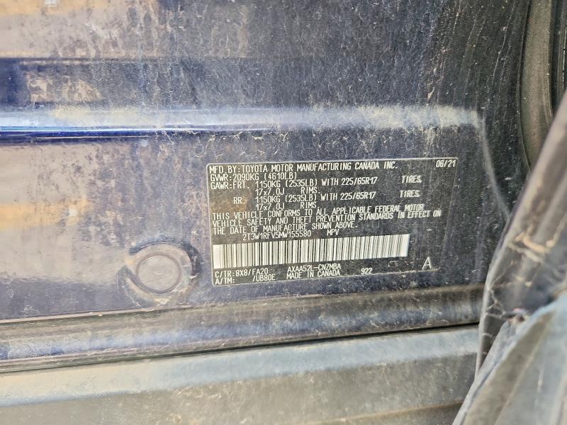 Auction sale of the 2021 Toyota Rav4, vin: 2T3W1RFV5MW155580, lot number: 52684686