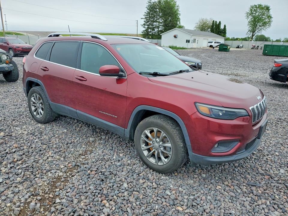 53750136 :رقم المزاد ، 1C4PJMLX1KD433169 vin ، 2019 Jeep Cherokee مزاد بيع