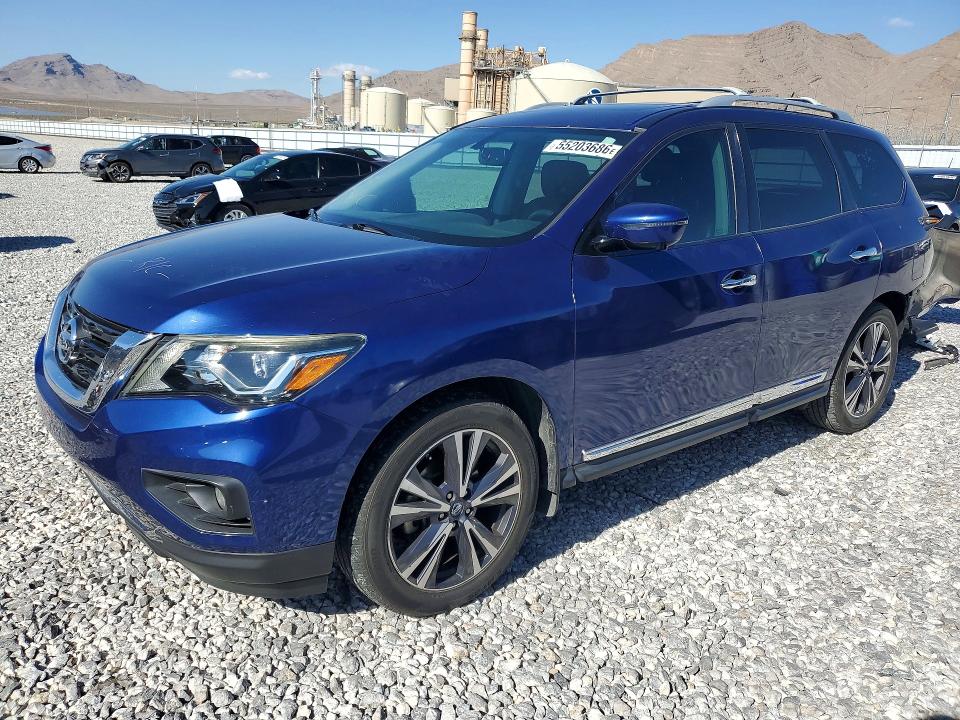 55203686 :رقم المزاد ، 5N1DR2MN1HC614389 vin ، 2017 Nissan Pathfinder مزاد بيع