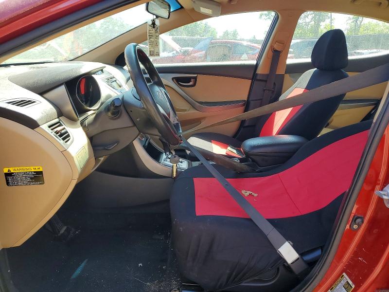 2012 Hyundai Elantra მანქანა იყიდება აუქციონზე, vin: KMHDH4AE5CU282513, აუქციონის ნომერი: 53345966