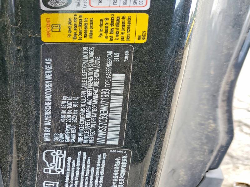 2014 Mini Cooper მანქანა იყიდება აუქციონზე, vin: WMWSS7C59EWN71989, აუქციონის ნომერი: 52536296