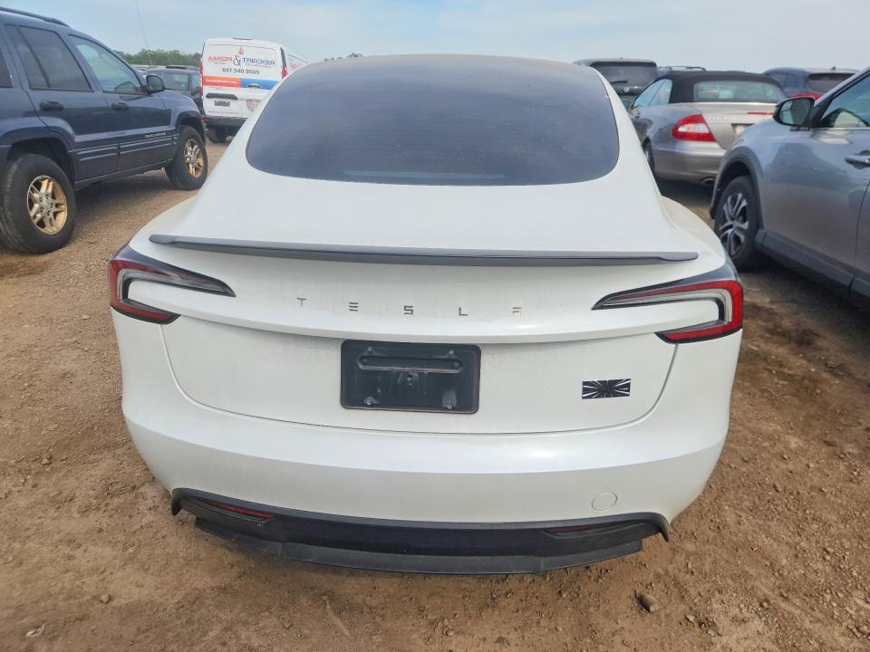 54546846 :رقم المزاد ، 5YJ3E1ET4SF036480 vin ، 2025 Tesla Model 3 مزاد بيع