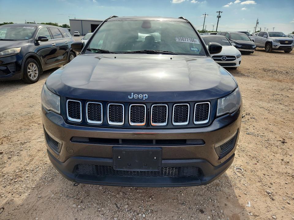 Продажа на аукционе авто 2018 Jeep Compass, vin: 3C4NJCAB2JT214948, номер лота: 55077106