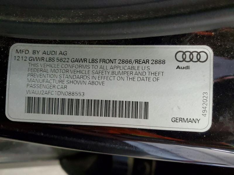 Продаж на аукціоні авто 2013 Audi S6, vin: WAUJ2AFC1DN088553, номер лоту: 52463496