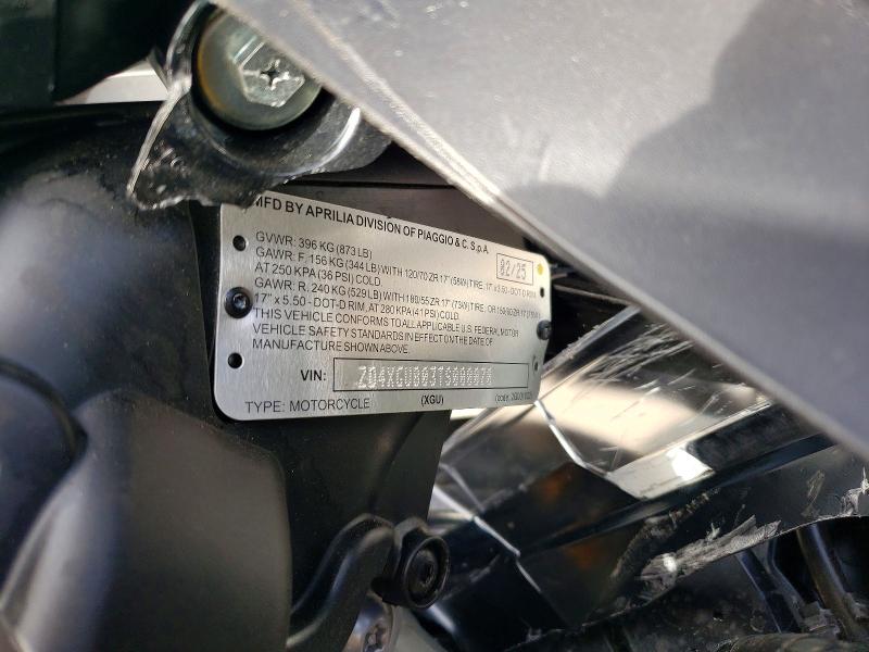 Продаж на аукціоні авто 2026 Aprilia Rs, vin: ZD4XGUB03TS000070, номер лоту: 52505726