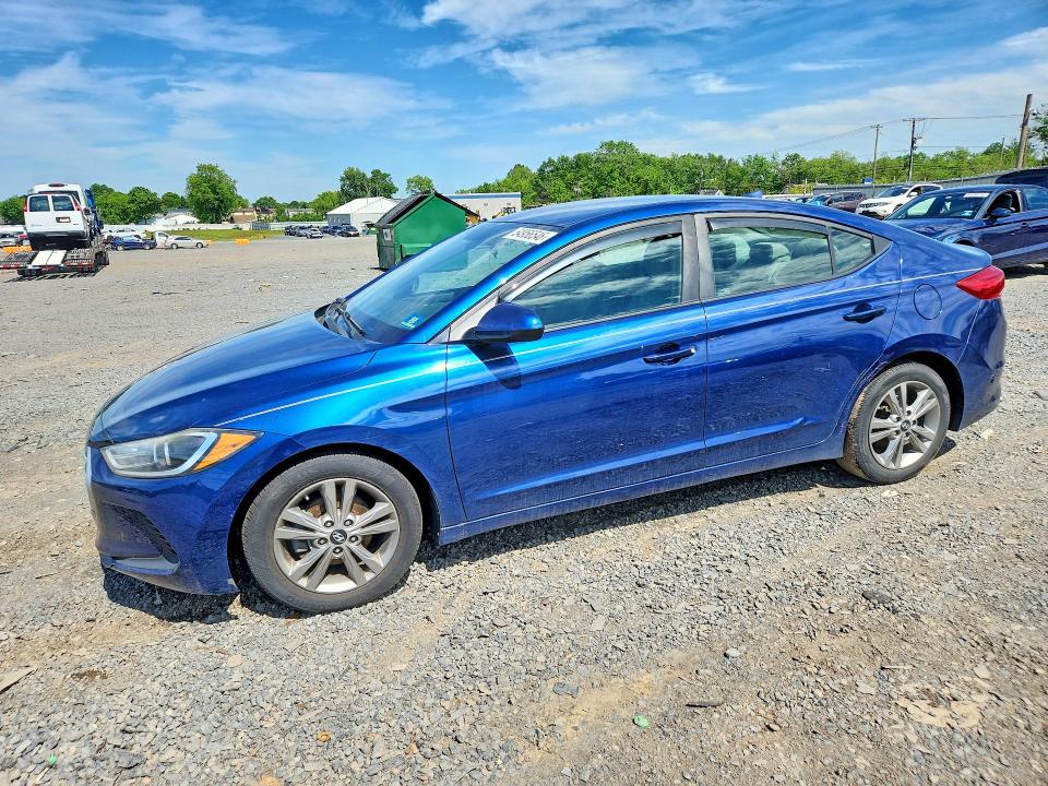 Auction sale of the 2017 Hyundai Elantra, vin: 5NPD84LFXHH050193, lot number: 54956546