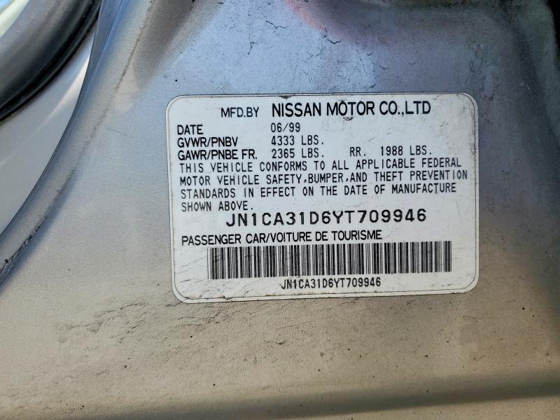 Продажа на аукционе авто 2000 Nissan Maxima, vin: JN1CA31D6YT709946, номер лота: 53979766