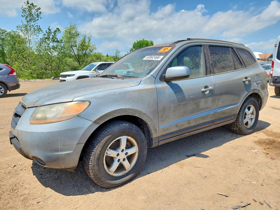 Auction sale of the 2008 Hyundai Santa Fe, vin: 5NMSG13D38H155291, lot number: 53892466