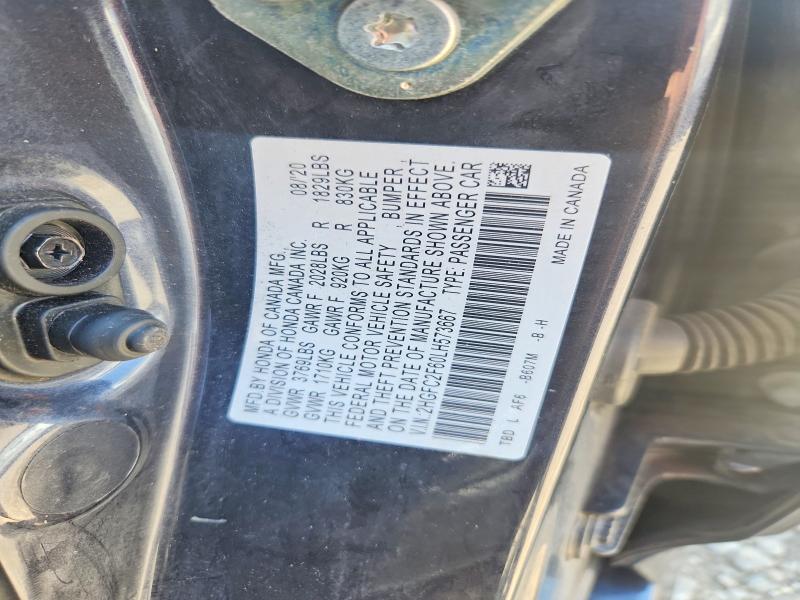 Продаж на аукціоні авто 2020 Honda Civic, vin: 2HGFC2F60LH573667, номер лоту: 55199816