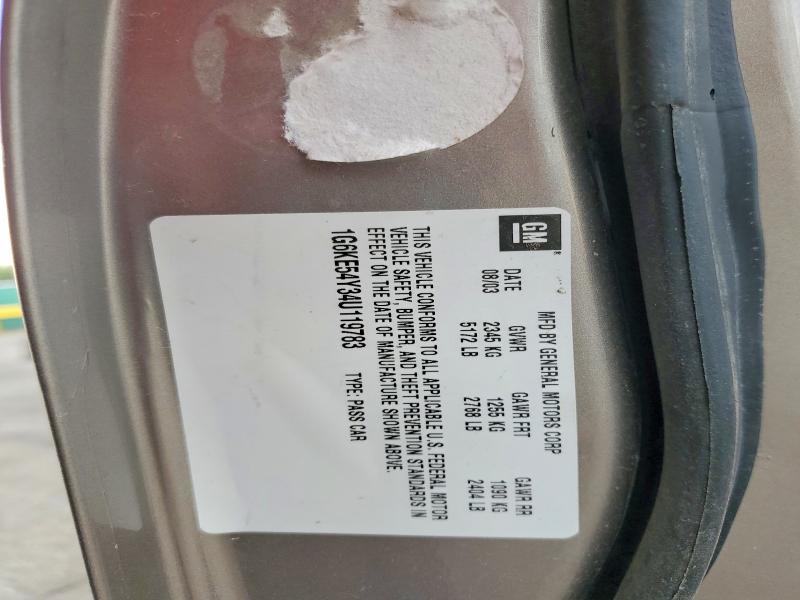 51787116 :رقم المزاد ، 1G6KE54Y34U119783 vin ، 2004 Cadillac Deville مزاد بيع