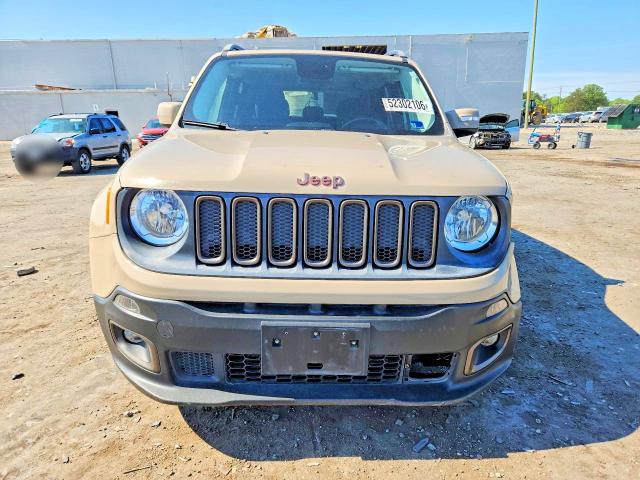 Продаж на аукціоні авто 2016 Jeep Renegade, vin: ZACCJBBW5GPD02704, номер лоту: 52302106