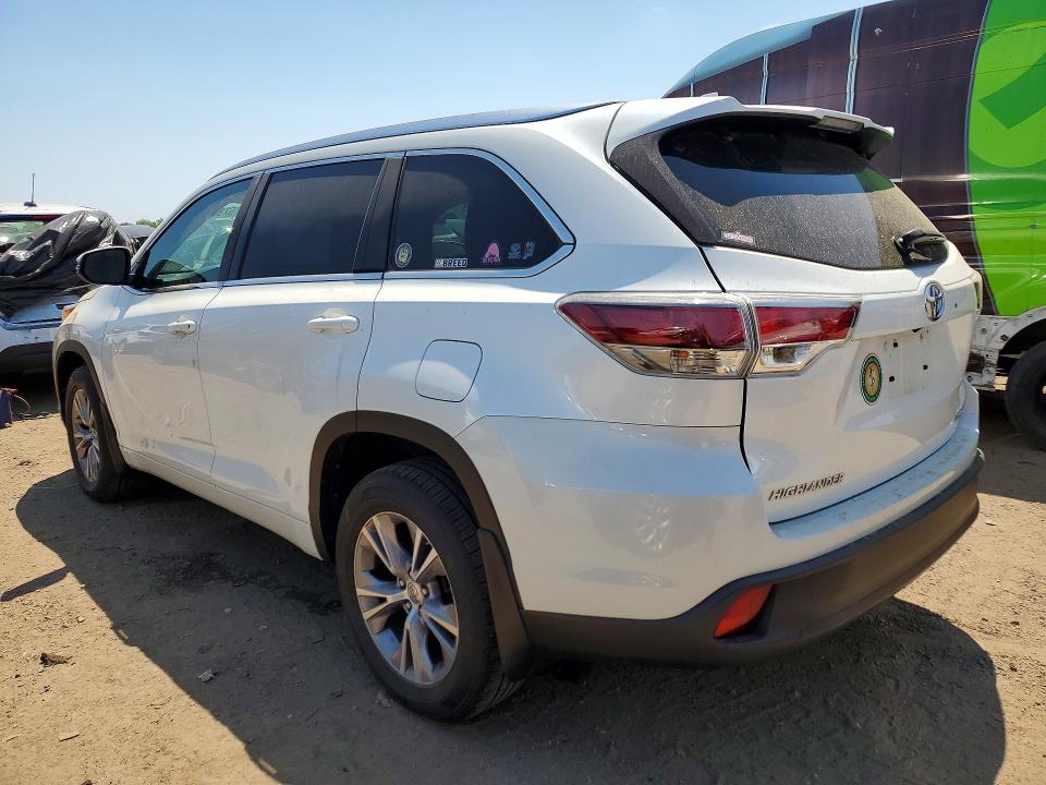 Aukcja sprzedaży 2015 Toyota Highlander, vin: 5TDJKRFHXFS127585, numer aukcji: 52962626