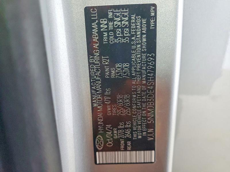 Продажа на аукционе авто 2025 Hyundai Tucson, vin: 5NMJB3DE4SH479693, номер лота: 54911606