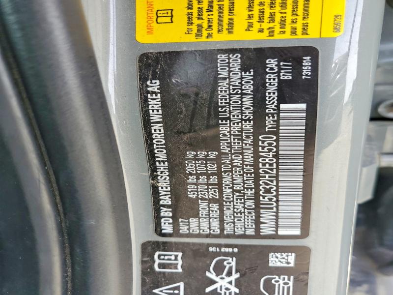 Aukcja sprzedaży 2017 Mini Cooper, vin: WMWLU5C32H2E84550, numer aukcji: 50747536