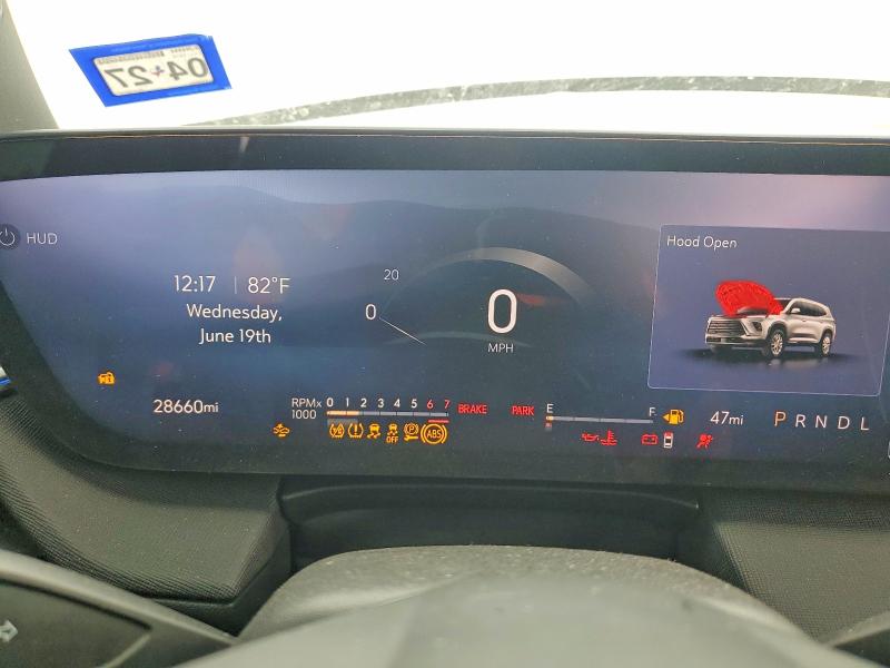2025 Buick Enclave მანქანა იყიდება აუქციონზე, vin: 5GAERBRS4SJ160327, აუქციონის ნომერი: 52527506