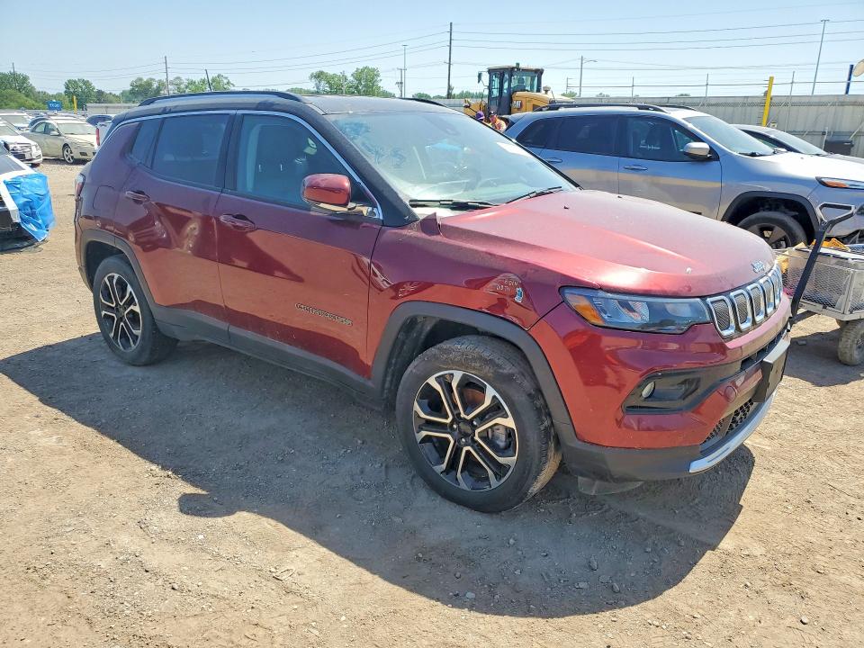 Продажа на аукционе авто 2022 Jeep Compass, vin: 3C4NJDCB8NT159432, номер лота: 53721826
