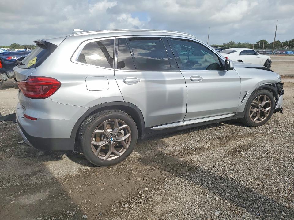 Auction sale of the 2021 Bmw X3, vin: 5UXTY3C01M9H96974, lot number: 54654166