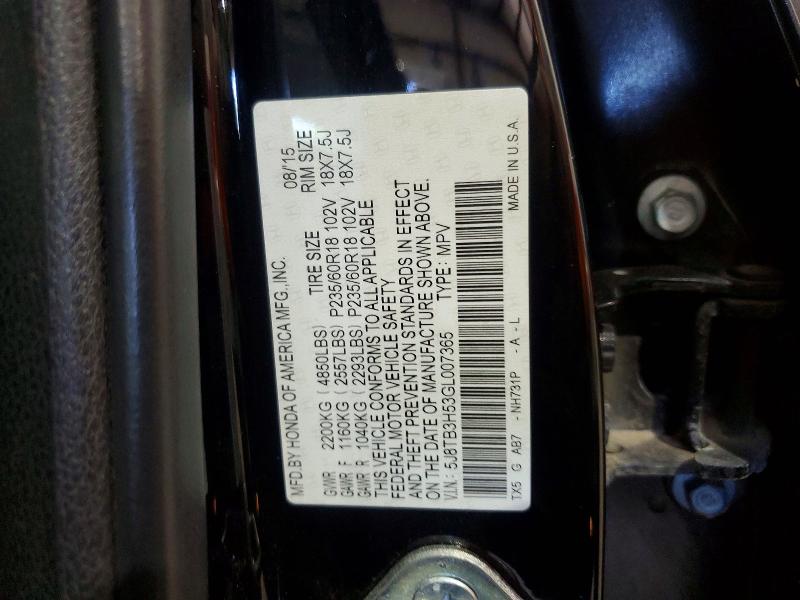 Aukcja sprzedaży 2016 Acura Rdx, vin: 5J8TB3H53GL007365, numer aukcji: 55093826
