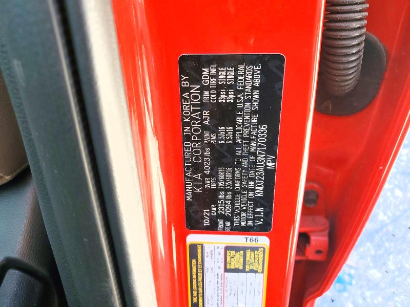 Продаж на аукціоні авто 2022 Kia Soul, vin: KNDJ23AU3N7170336, номер лоту: 53642916
