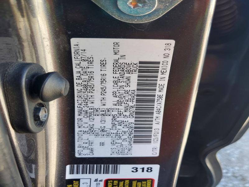 Aukcja sprzedaży 2014 Toyota Tacoma, vin: 3TMKU4HN4EM042079, numer aukcji: 51897976