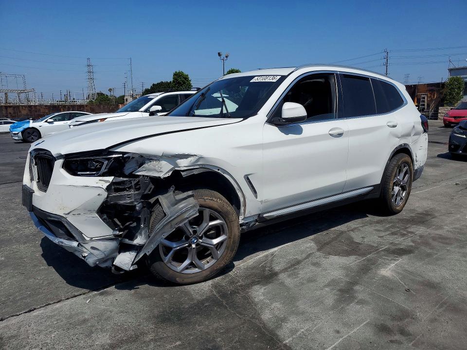 53108136 :رقم المزاد ، 5UX43DP06N9K92180 vin ، 2022 Bmw X3 مزاد بيع