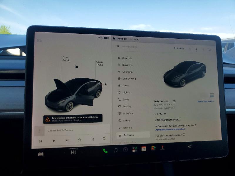 Продажа на аукционе авто 2021 Tesla Model 3, vin: 5YJ3E1EB0MF060107, номер лота: 54839126