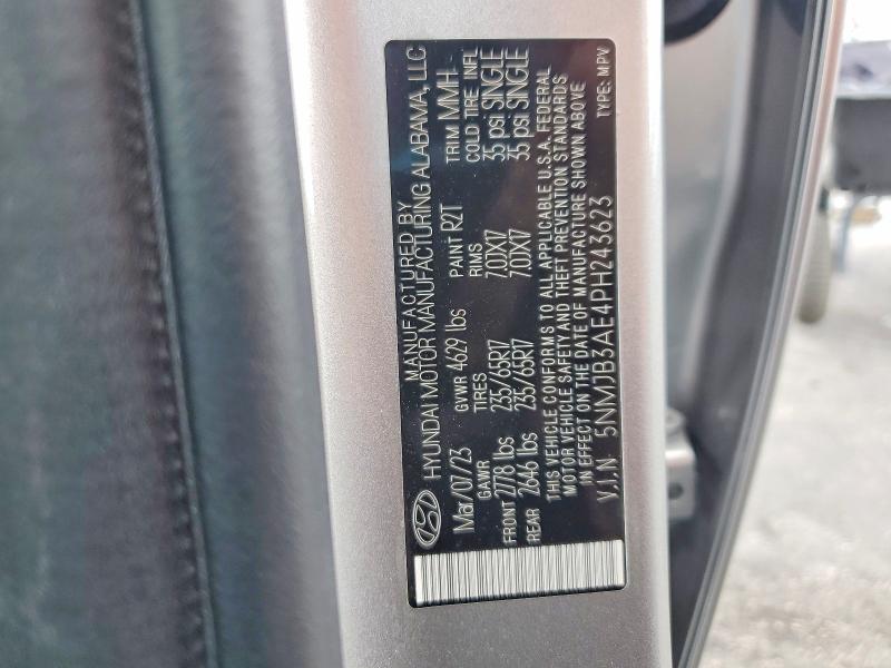 Aukcja sprzedaży 2023 Hyundai Tucson, vin: 5NMJB3AE4PH243623, numer aukcji: 53462816