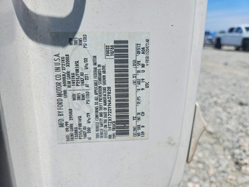 Aukcja sprzedaży 2000 Ford F150, vin: 1FTZX1722YNA27828, numer aukcji: 52573946